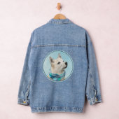 Noorse schilderij - Kute Original Dog Art Denim Jacket (Hangar)