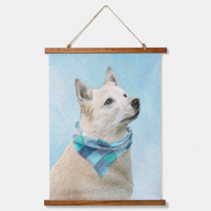 Noorse schilderij - Kute Original Dog Art Hangend Wandkleed