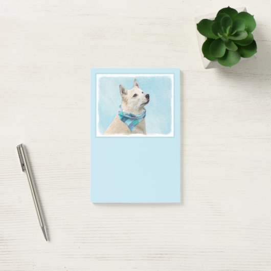 Noorse schilderij - Kute Original Dog Art Post-it® Notes (Kantoor)