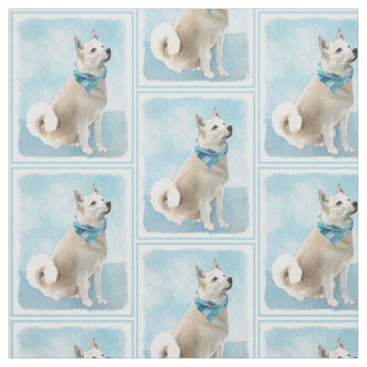 Noorse schilderij - Kute Original Dog Art Stof (Swatch)