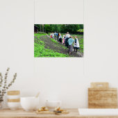 Noorse Schoolkinderen in Noors Folk Museum Poster (Keuken)