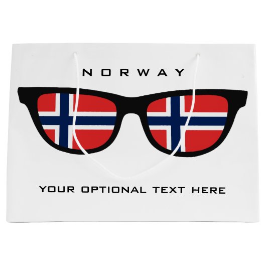 Noorse Shades aangepaste tekst & cadeautas voor kl (Voorkant)