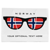 Noorse Shades aangepaste tekst & cadeautas voor kl (Achterkant)