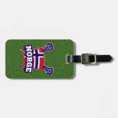 Noorse Sjabloon Lacrosse Bagagelabel (Voorkant horizontaal)