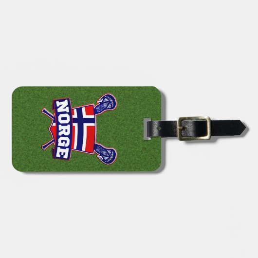 Noorse Sjabloon Lacrosse Bagagelabel (Voorkant horizontaal)