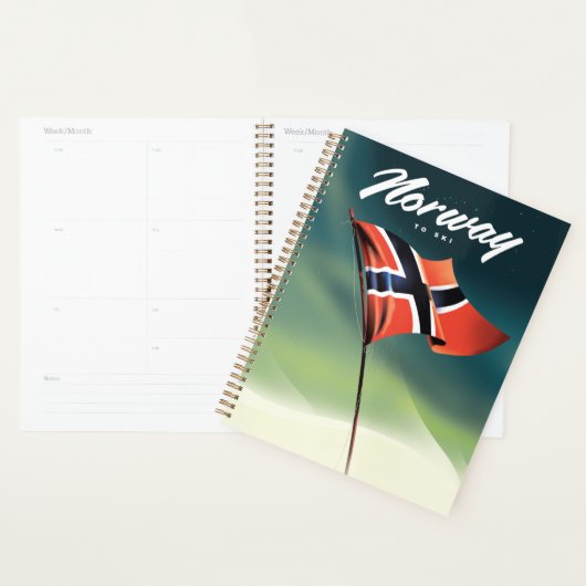 Noorse ski-poster planner (Display)