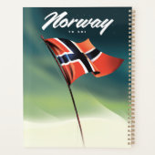Noorse ski-poster planner (Achterkant)