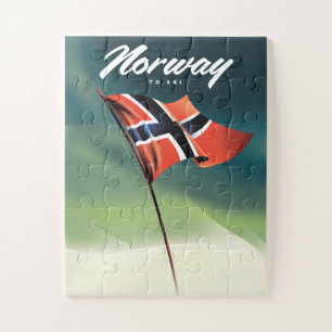 Noorse skiposter legpuzzel