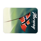 Noorse skiposter magneet (Horizontaal)
