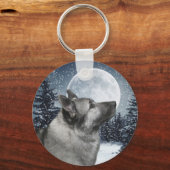 Noorse Sleutelhanger van Elkhound (Voorkant)