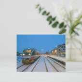 Noorse spoorwagen BM 93 - 06 Briefkaart (Staand voorkant)