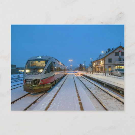 Noorse spoorwagen BM 93 - 06 Briefkaart (Voorkant)