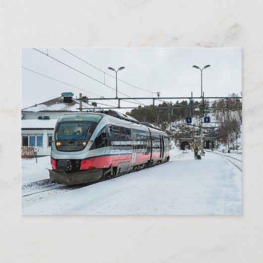 Noorse staatsspoorwegen BM 93 op Dombås 2016 Briefkaart (Voorkant)
