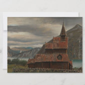 Noorse Stavenkerk (door Knud Baade) Kaart (Voorkant)