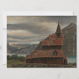 Noorse Stavenkerk (door Knud Baade) Kaart