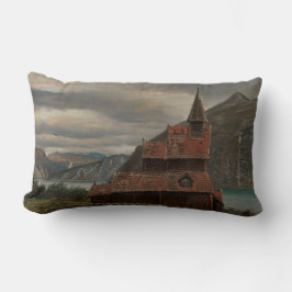 Noorse Stavenkerk (door Knud Baade) Kussen