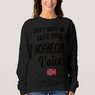 Noorse Stem Noorwegen Vlag Noorse wortels Trui