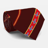 Noorse stremming stropdas (Opgerold)