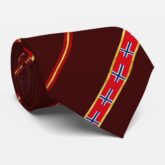 Noorse stremming stropdas (Opgerold)