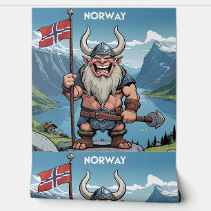 Noorse trol behang