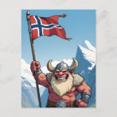 Noorse trol briefkaart (Voorkant)