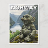 Noorse trol briefkaart (Voorkant)