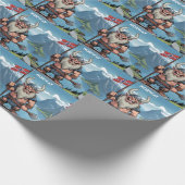 Noorse trol cadeaupapier (Hoek)