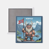 Noorse trol magneet (Voorkant / Achterkant)