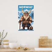 Noorse trol poster (Keuken)
