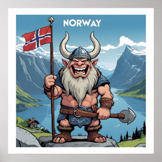 Noorse trol poster (Voorkant)