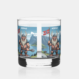 Noorse trol whisky glas