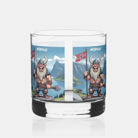 Noorse trol whisky glas (Links)