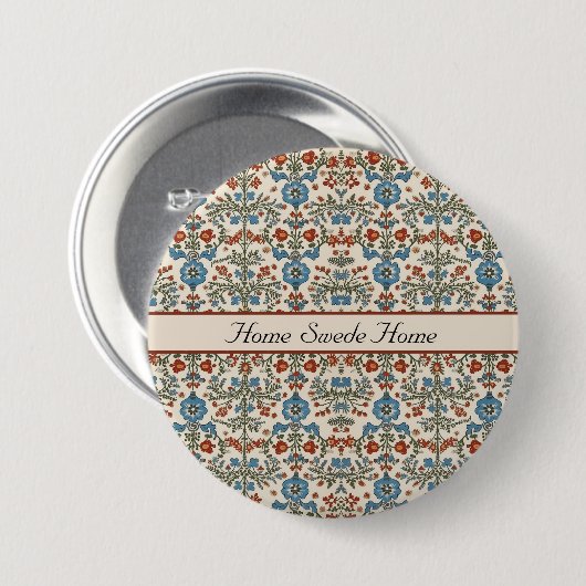 Noorse Tuin, op maat Ronde Button 7,6 Cm (Voorkant /achterkant)