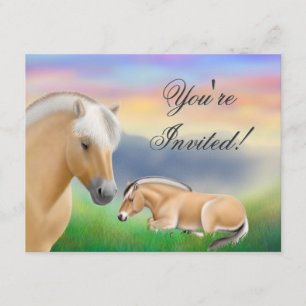 Noorse uitnodiging voor paarden in Fjord