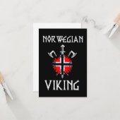 NOORSE VIKING KAART (Voorkant / Achterkant in situ)