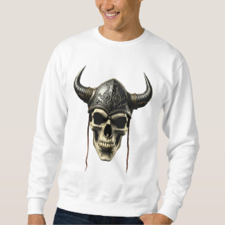 Noorse Viking Skull Sweatshirt