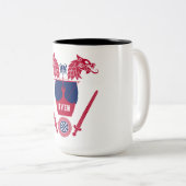 Noorse Viking Tweekleurige Koffiemok (Voorkant rechts)