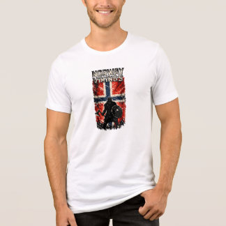 Noorse Vikingen – Viking krijger Noorwegen Vlag Tri-Blend Shirt