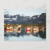 Noorse Vissende boten Briefkaart (Voorkant)