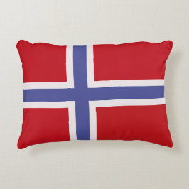 Noorse vlag accent kussen