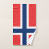 Noorse vlag bad handdoek (Handdoek)