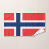 Noorse vlag bad handdoek (Handdoek)