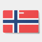 Noorse vlag badge (Achterkant)