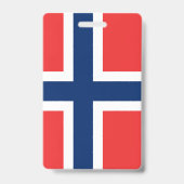 Noorse vlag badge (Achterkant)