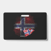 Noorse vlag badge (Achterkant)