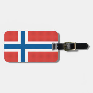 Noorse vlag bagagelabel