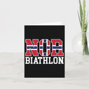 Noorse vlag biatleet - Noors Nor Biatlon 1 Kaart