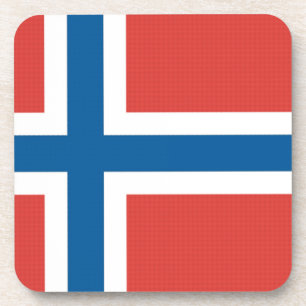 Noorse vlag bier onderzetter