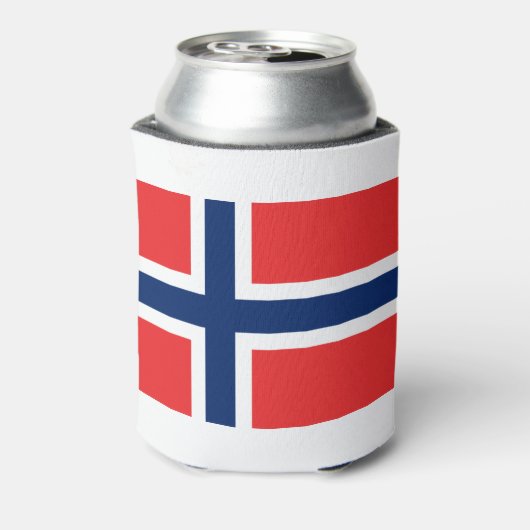 Noorse vlag blikjeskoeler (Blikje Achterkant)