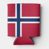 Noorse vlag blikjeskoeler (Voorkant)